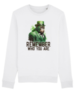 cu atitudine irlandeză - Remember who you are Bluză mânecă lungă Unisex Rise