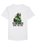 cu atitudine irlandeză - Remember who you are Tricou mânecă scurtă guler larg Bărbat Skater