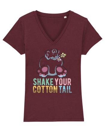Shake Your Cotton Tail Burgundy