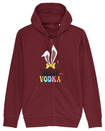 Some Bunny Needs Vodka Burgundy