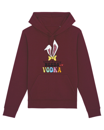 Some Bunny Needs Vodka Burgundy