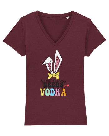 Some Bunny Needs Vodka Burgundy