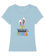 Some Bunny Needs Vodka Tricou mânecă scurtă guler larg fitted Damă Expresser