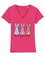 Bunny Season Tricou mânecă scurtă guler V Damă Evoker