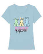 Bunny Squad Tricou mânecă scurtă guler larg fitted Damă Expresser