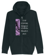 Stop Stopping Yourself Hanorac cu fermoar Unisex Connector