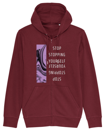 Stop Stopping Yourself Burgundy