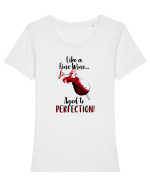Aged to perfection Tricou mânecă scurtă guler larg fitted Damă Expresser
