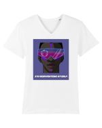 I m reinventing myself Tricou mânecă scurtă guler V Bărbat Presenter