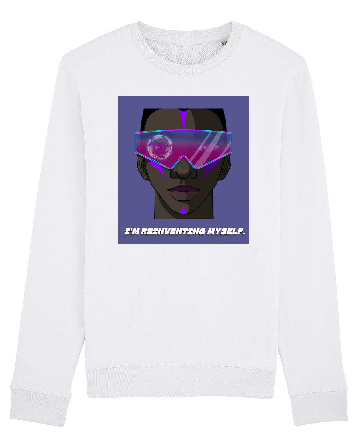 Bluză mânecă lungă Unisex Rise White