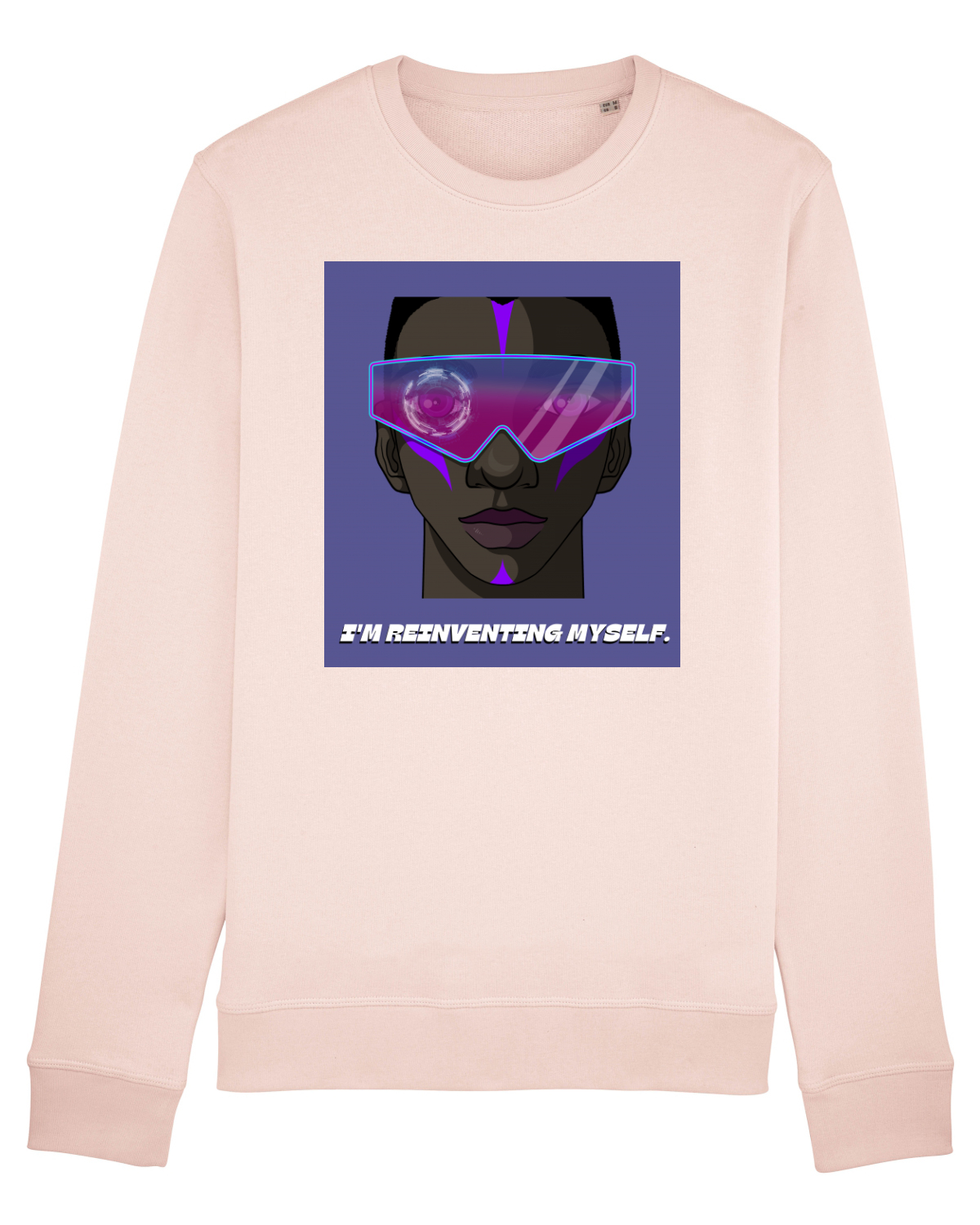 Bluză mânecă lungă Unisex Rise Candy Pink