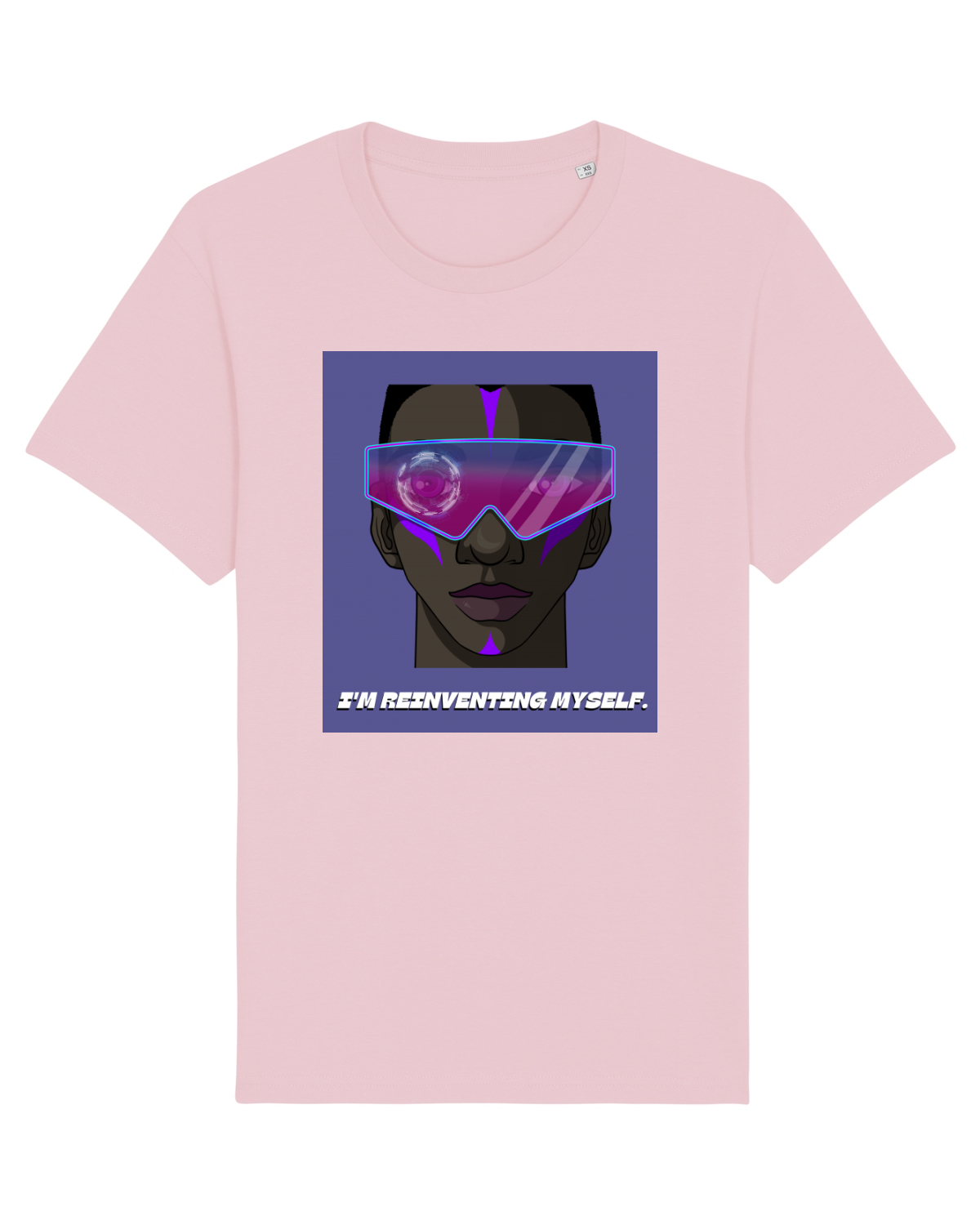Tricou mânecă scurtă Unisex Rocker Cotton Pink