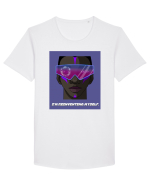 I m reinventing myself Tricou mânecă scurtă guler larg Bărbat Skater
