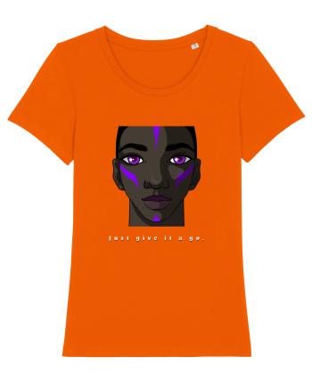 Just Give It A Go Bright Orange