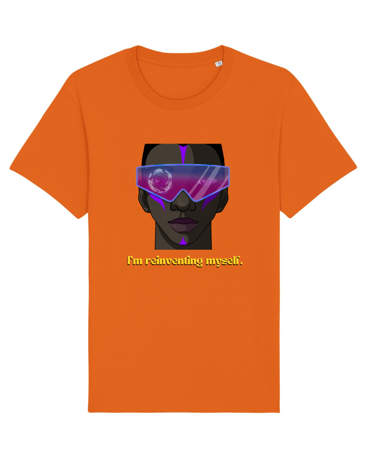 Tricou mânecă scurtă Unisex Rocker Bright Orange