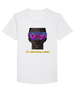 I m reinventing myself2 Tricou mânecă scurtă guler larg Bărbat Skater