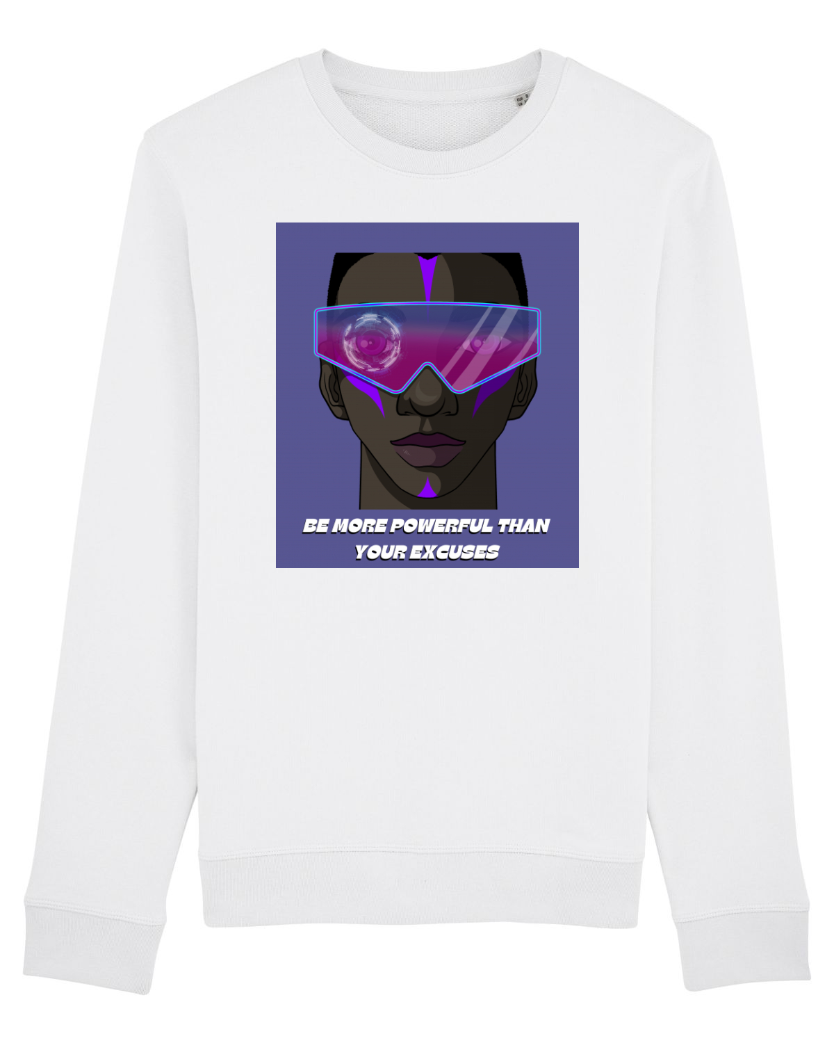 Bluză mânecă lungă Unisex Rise White
