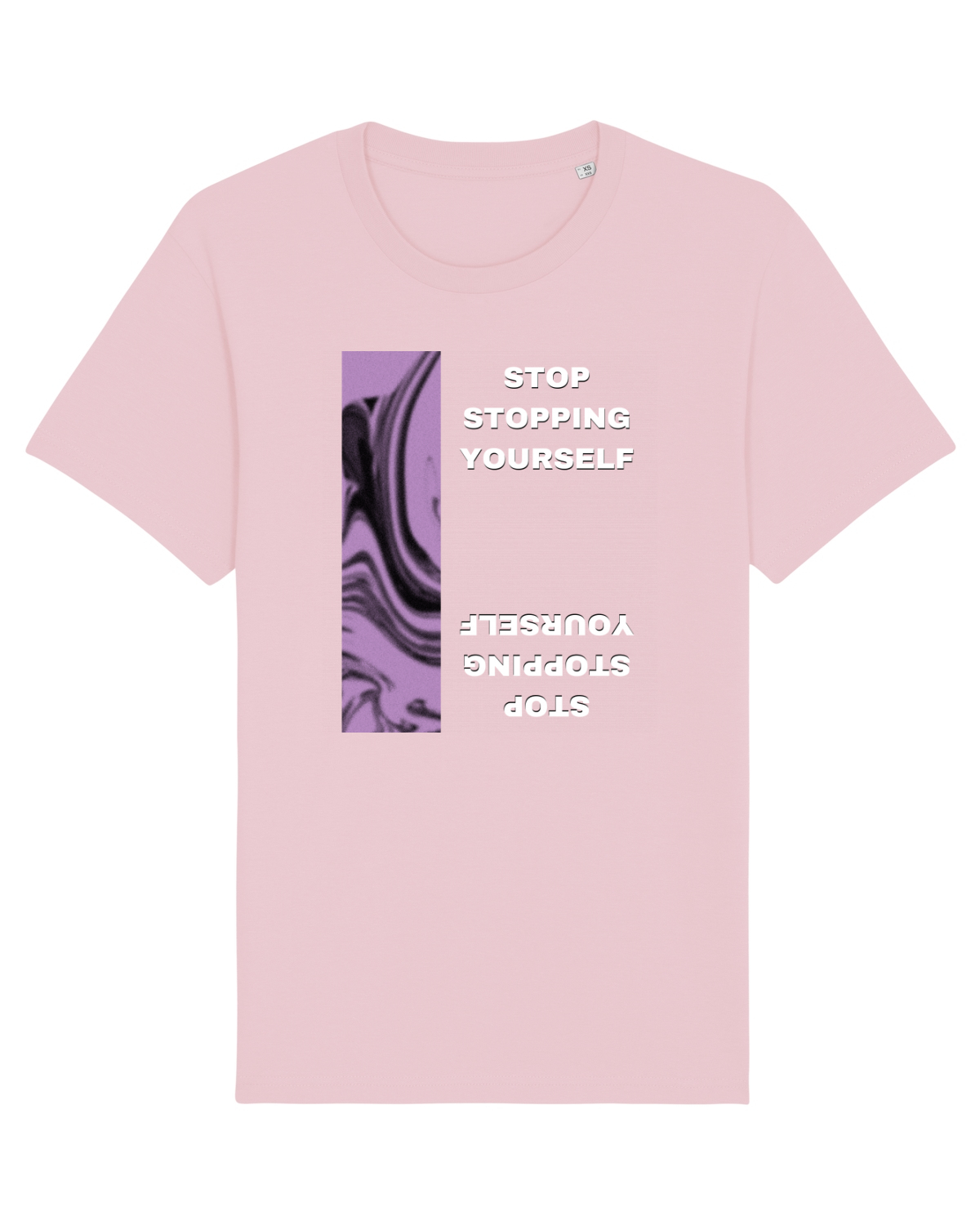 Tricou mânecă scurtă Unisex Rocker Cotton Pink