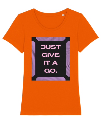 Just Give It A Go2 Bright Orange