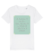 if you donn t make a change... Tricou mânecă scurtă  Copii Mini Creator
