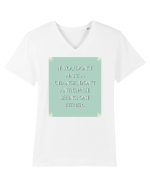 if you donn t make a change... Tricou mânecă scurtă guler V Bărbat Presenter