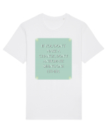 if you donn t make a change... Tricou mânecă scurtă Unisex Rocker
