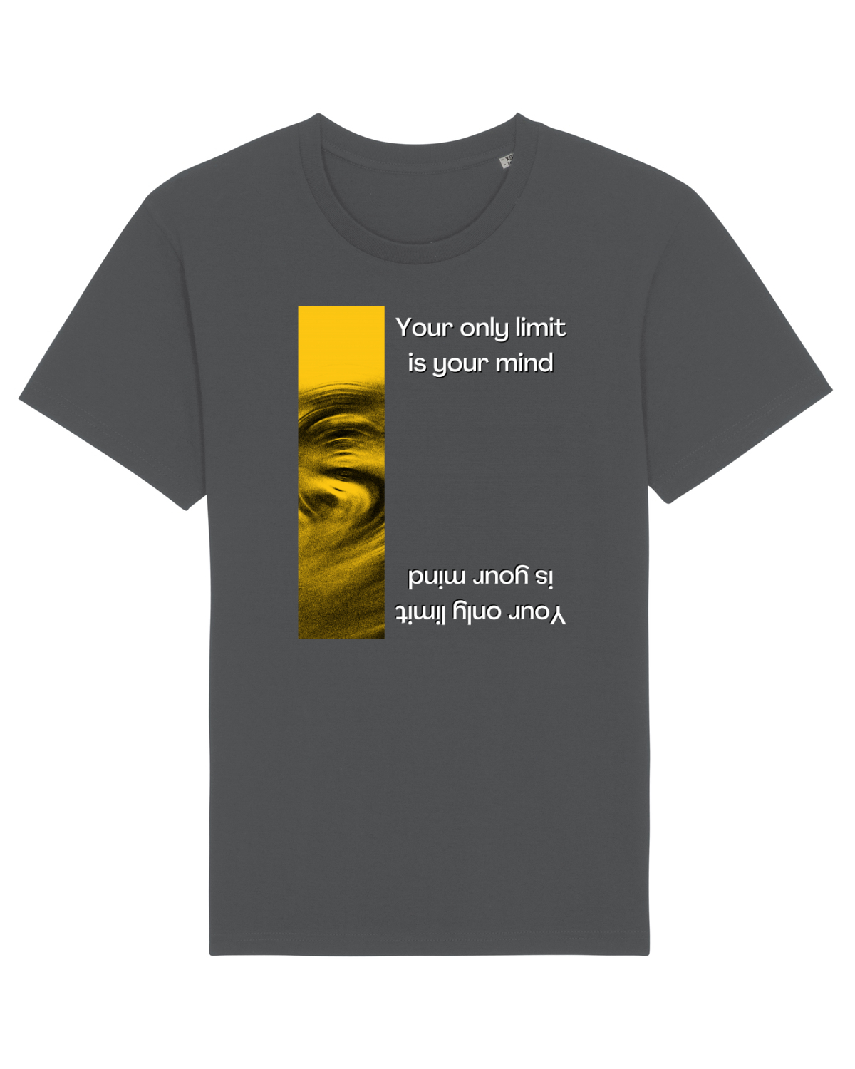 Tricou mânecă scurtă Unisex Rocker Anthracite