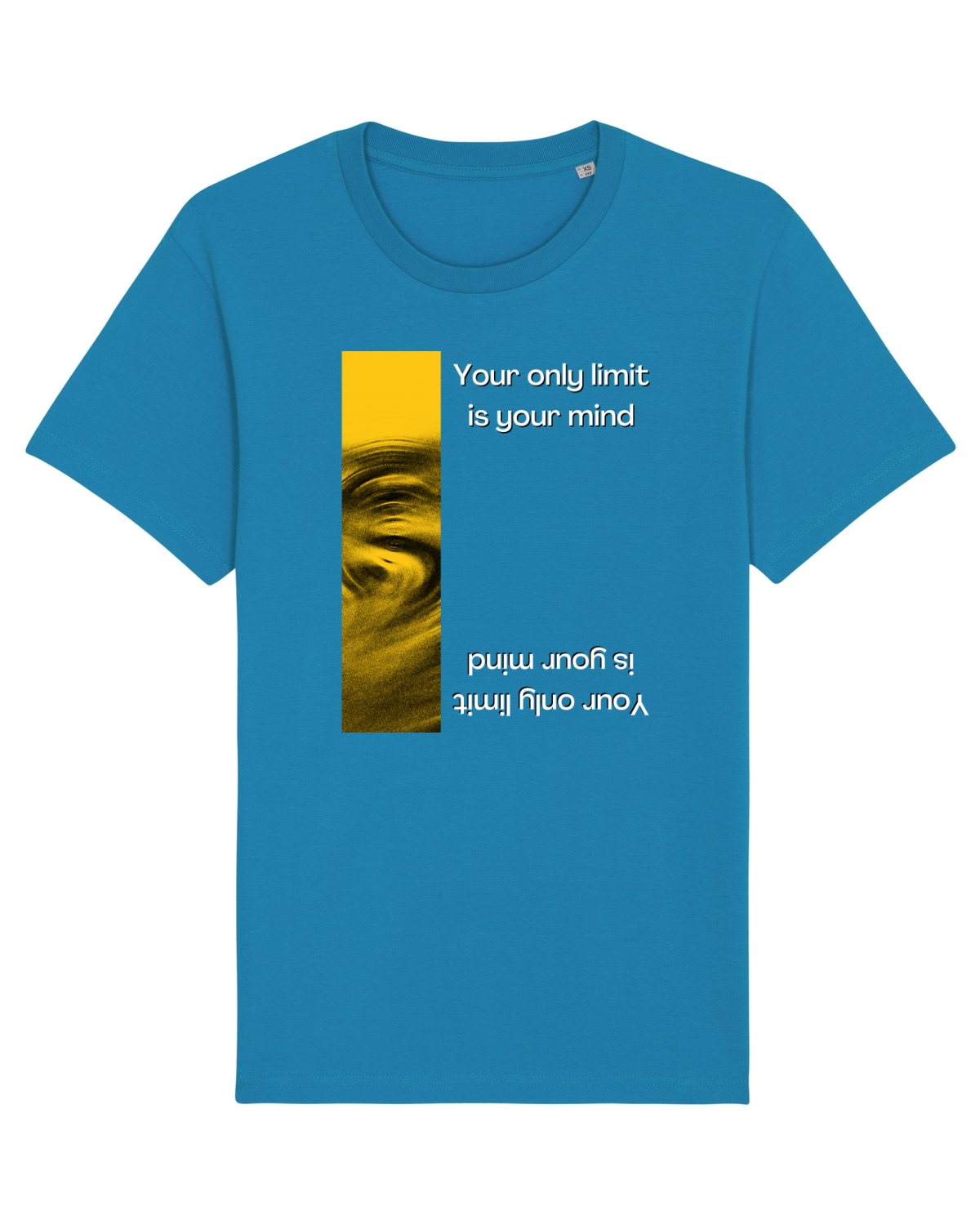 Tricou mânecă scurtă Unisex Rocker Azur