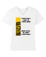 your only  limit is your mind Tricou mânecă scurtă guler V Bărbat Presenter