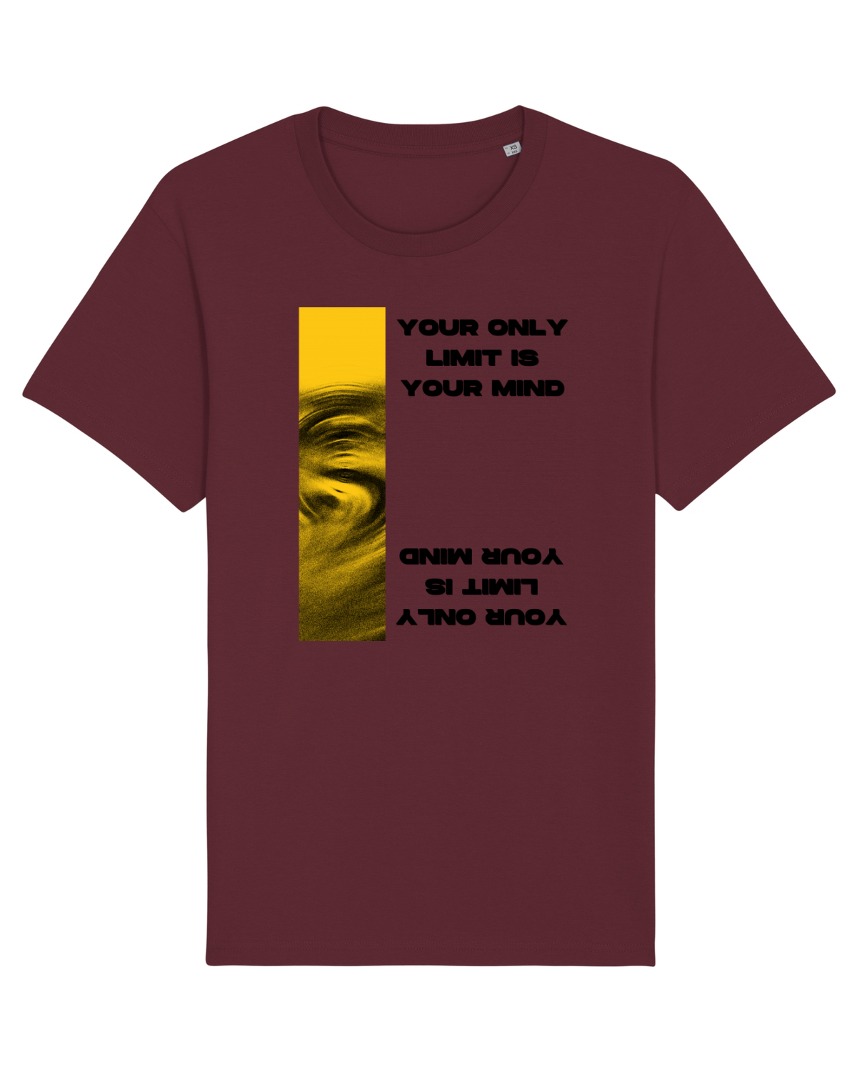Tricou mânecă scurtă Unisex Rocker Burgundy