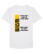 your only  limit is your mind Tricou mânecă scurtă guler larg Bărbat Skater