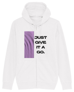 Just Give It A Go3 Hanorac cu fermoar Unisex Connector