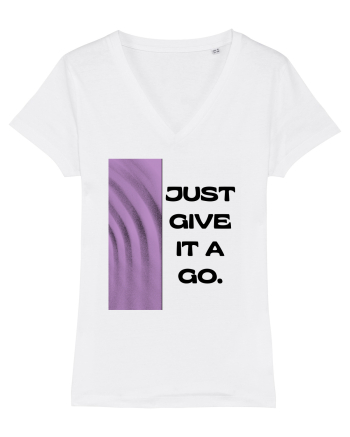 Just Give It A Go3 White