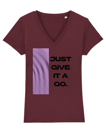 Just Give It A Go3 Burgundy