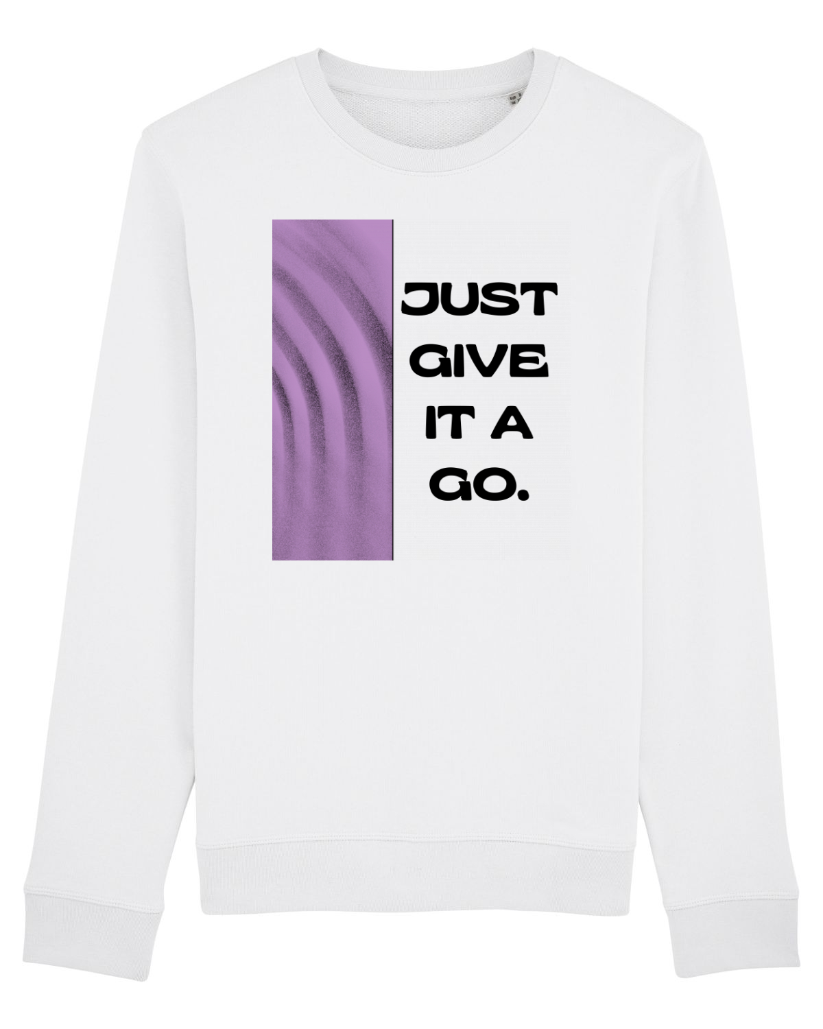 Bluză mânecă lungă Unisex Rise White