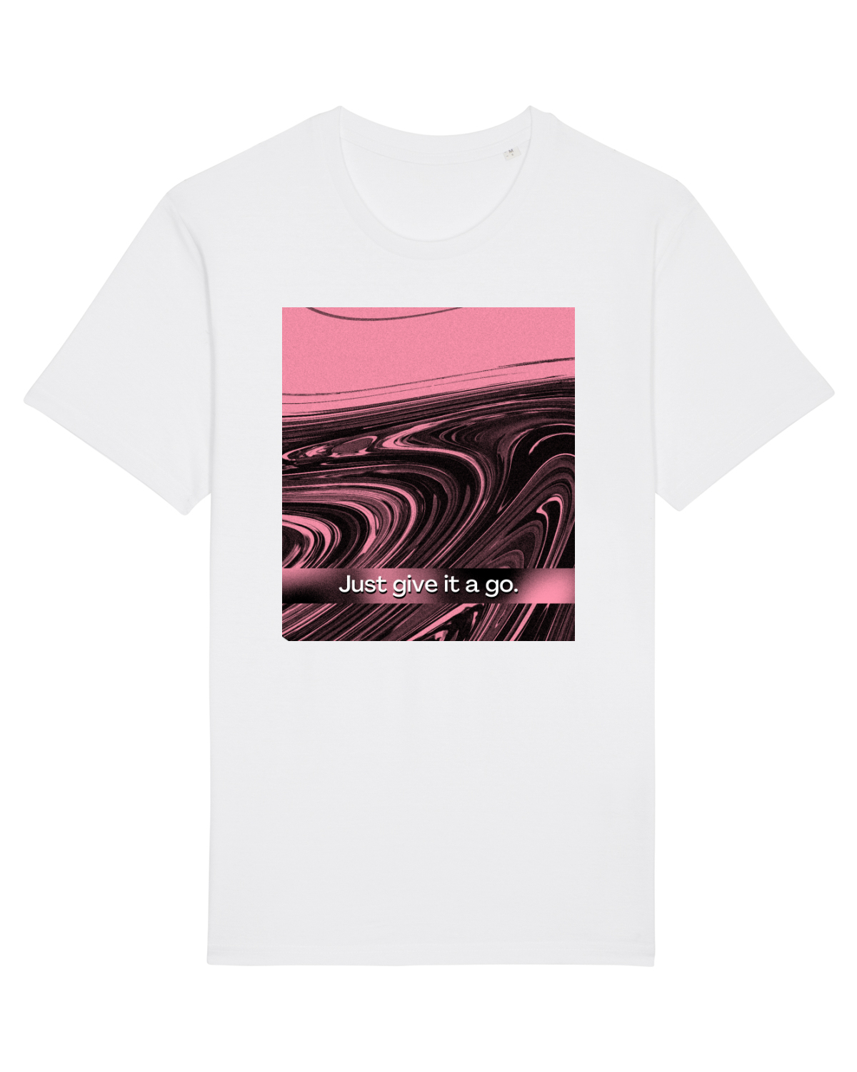 Tricou mânecă scurtă Unisex Rocker White