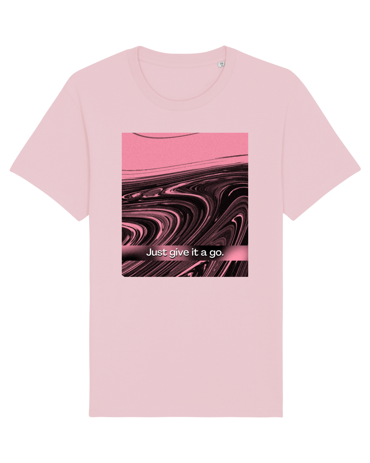 Tricou mânecă scurtă Unisex Rocker Cotton Pink