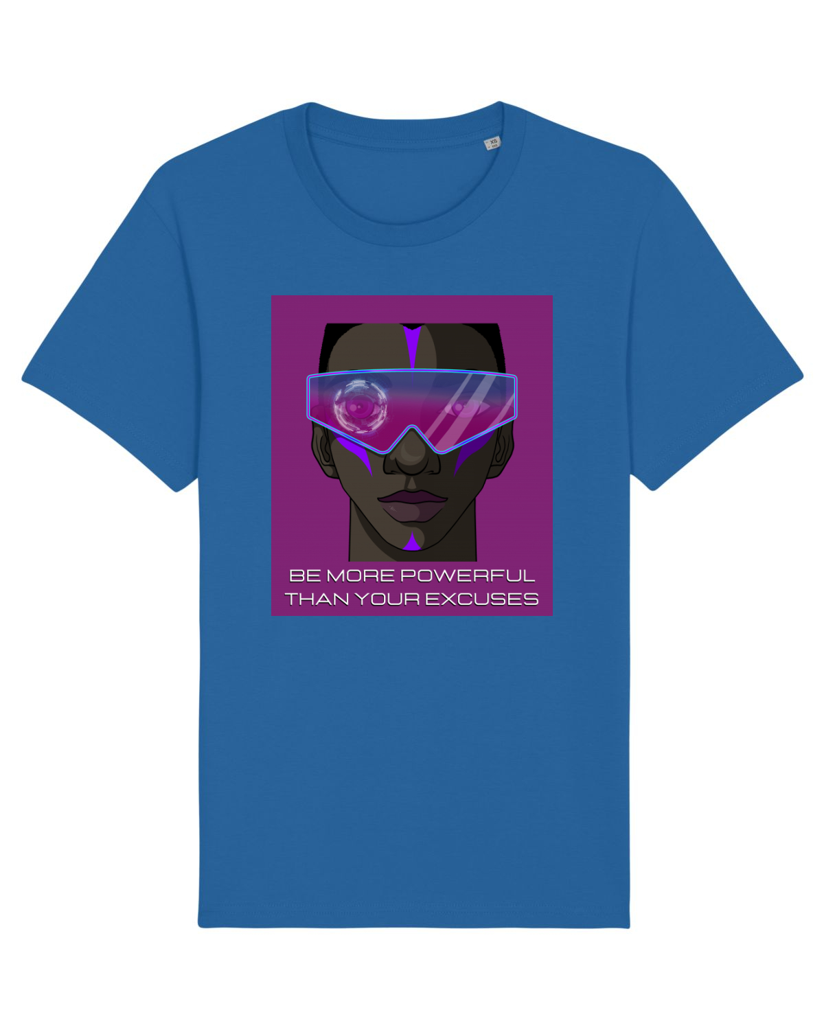 Tricou mânecă scurtă Unisex Rocker Royal Blue