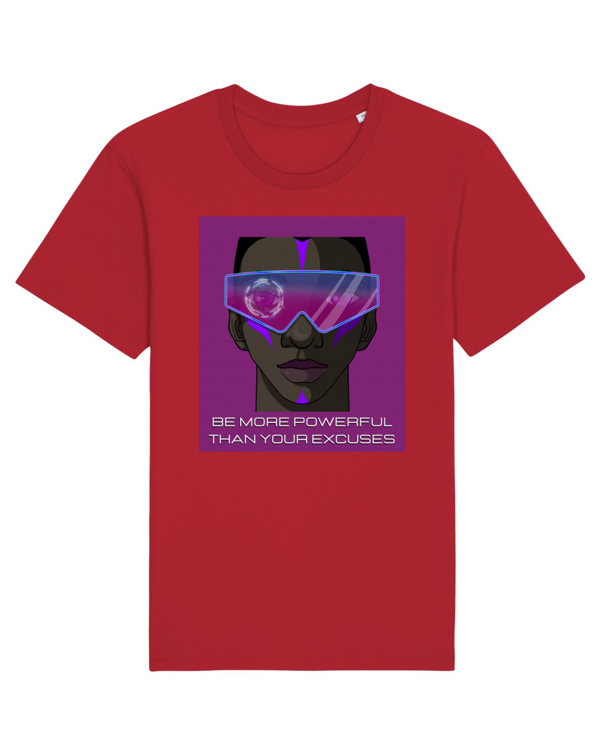 Tricou mânecă scurtă Unisex Rocker Red