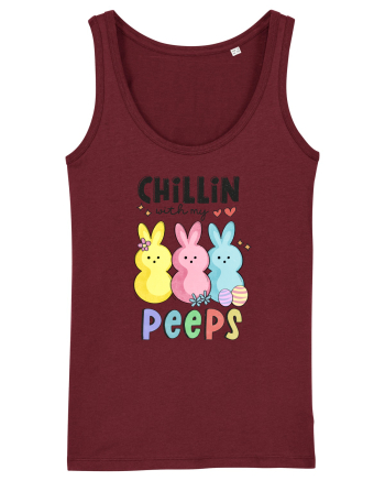 Chillin With My Peeps Burgundy