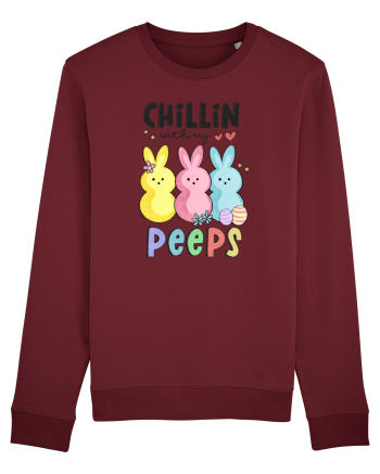 Chillin With My Peeps Burgundy