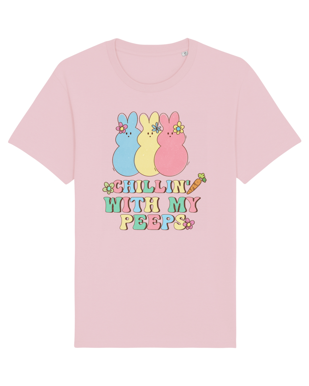 Tricou mânecă scurtă Unisex Rocker Cotton Pink