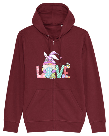 Easter Gnome Love Burgundy