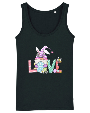 Easter Gnome Love Black