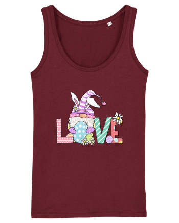 Easter Gnome Love Burgundy
