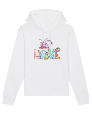 Easter Gnome Love White