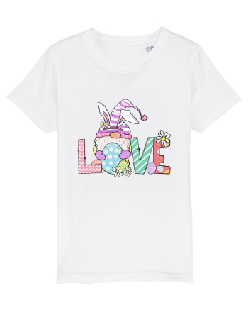 Easter Gnome Love White