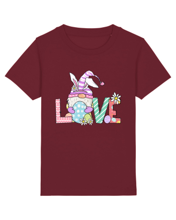 Easter Gnome Love Burgundy