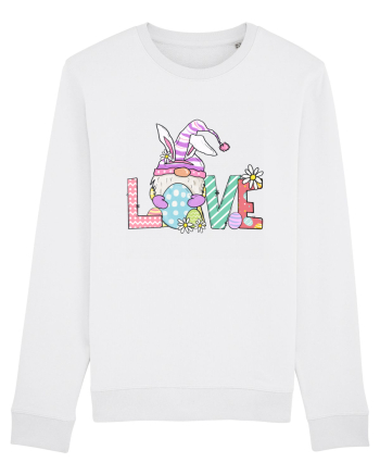 Easter Gnome Love White