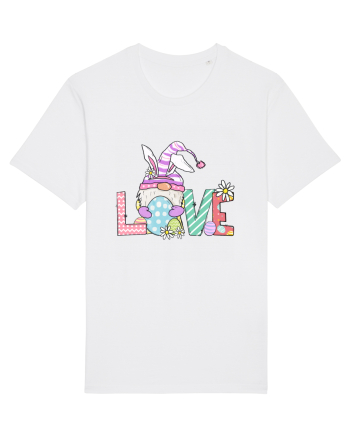 Easter Gnome Love White
